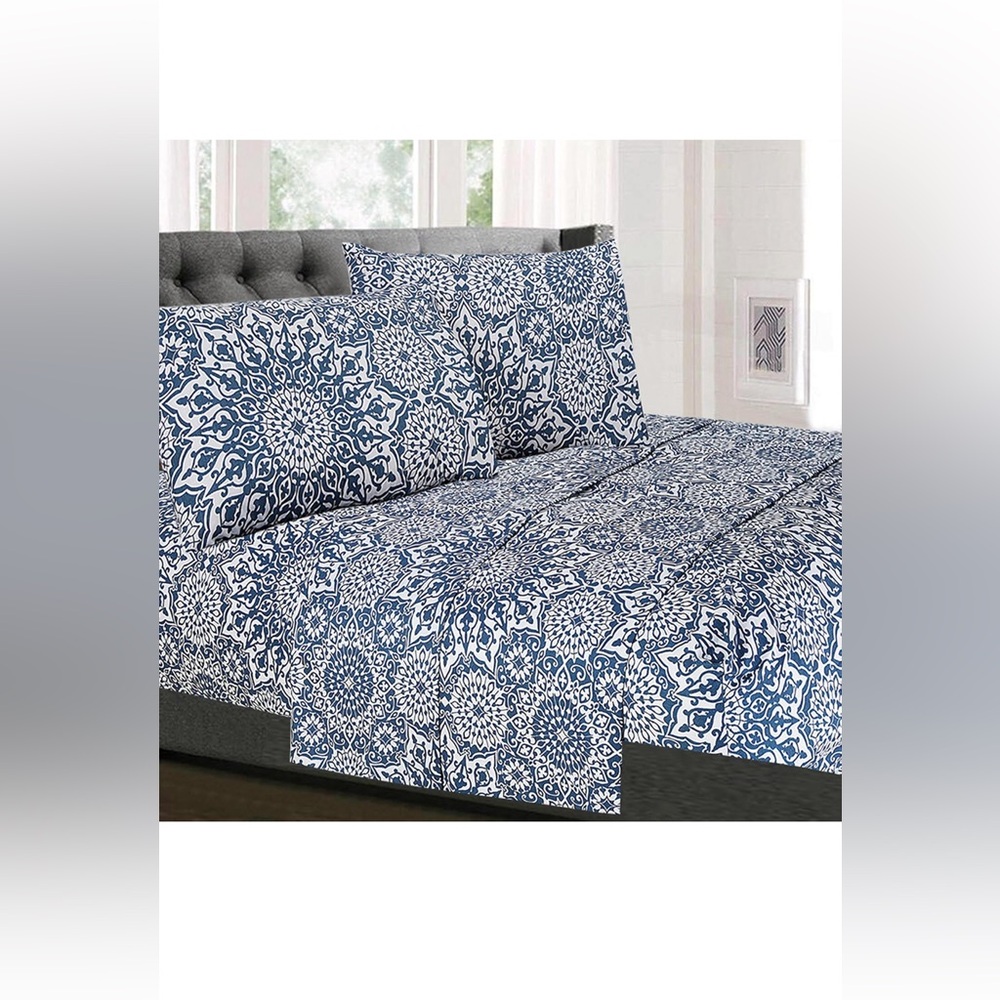 Twin Sheets - Breathable Luxury Sheets with Full Elastic &Sheet Set, Twin, Oasis
